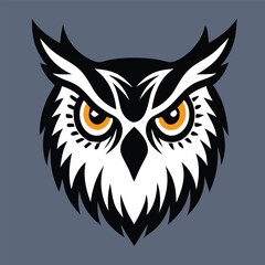 Owl vector for logo, template etc