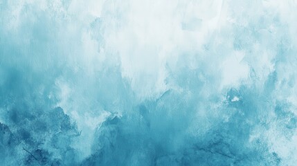 A soft blue abstract background with a textured, watercolor effect.
