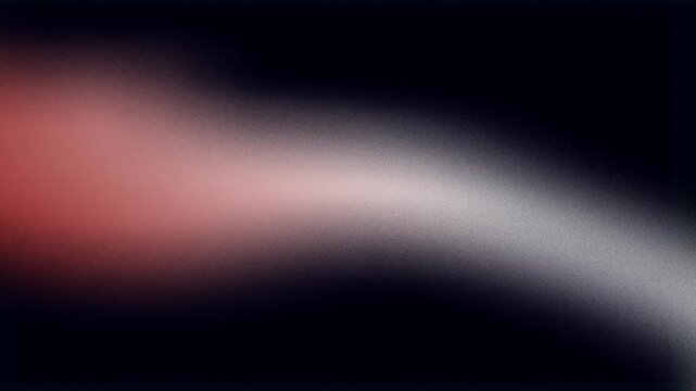 Grainy abstract background Animation, dark noisy poster black backdrop blue white purple red glowing color wave banner design, copy space