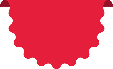 Price tag icon. Ribbon banner. Flat symbol.