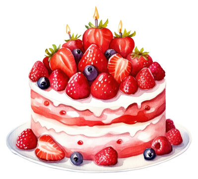 recommend clip art: PNG Cake strawberry dessert fruit.