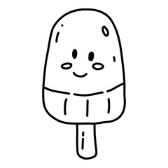 ice cream icon illustration