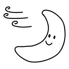 moon icon illustration