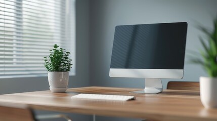 Streamlined desktop organizers and storage solutions to create a tidy and efficient workstation for a clutter free desk setup and improved productivity