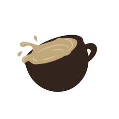 illustration vector of coffee cup