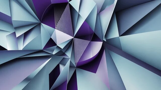 fractal abstract shapes motion graphic animation