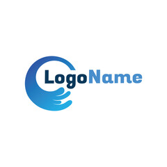 Modern Rocket Logo Design Template Vector Illustration