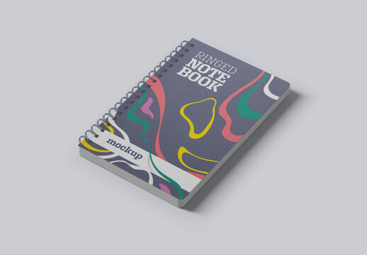 Ringed Notepad Mockup