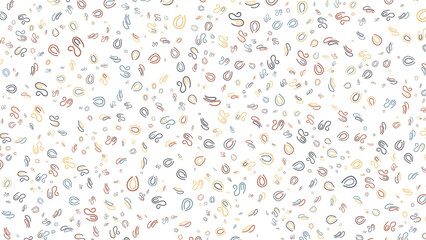 SEAMLESS HAND DRAWN DOODLE LINES SHAPES PATTERN TEXTURE COLORFUL TEMPLATE ABSTRACT BACKGROUND TRENDY DESIGN VECTOR