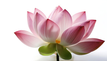 lotus flower white background