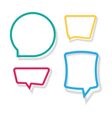 Creative Speech Bubble Design Element Pack for Social Media, Chat Apps, and Graphic Design Projects