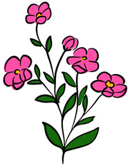 pink flowers