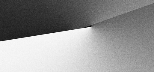 Black white grainy background, monochrome gray noisy texture dark grunge banner, header poster cover backdrop design