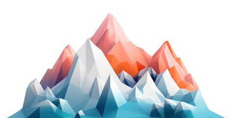 PNG A Mountain background vector mountain nature paper.