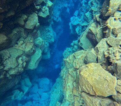 Silfra Snorkeling Pond, Iceland