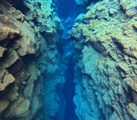 Silfra Snorkeling Pond, Iceland