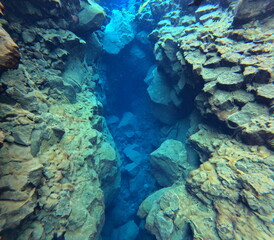 Silfra Snorkeling Pond, Iceland