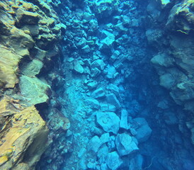 Silfra Snorkeling Pond, Iceland