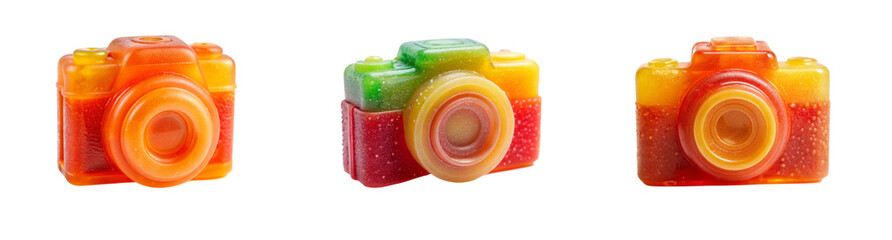 Jelly Gummy Camera PNG with Transparent Cut Out