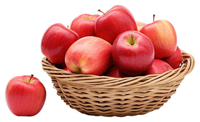 PNG Basket apple fruit plant.