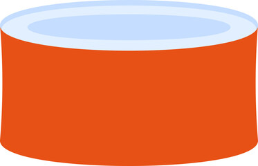 Can icon. Conserve icon. Flat style.