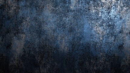 A textured abstract background featuring dark blue and metallic tones.