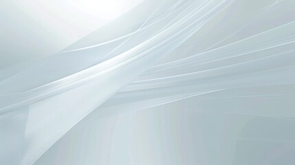 Obraz premium Abstract White Fabric Drapes