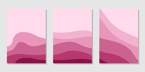 Fototapeta premium Cover or flyer template with abstract paper cut background, Vector template in carving art style