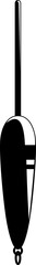 Fishing icon. Float icon. Silhouette style.