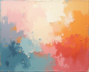 Fototapeta premium Abstract Canvas Art: Multicolored Texture and Earthy Tones