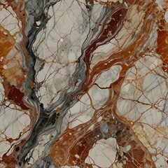 A Breccia marble texture with a mix of colors and irregular, fragmented veins.