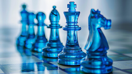 Chess, classic and intellectual game 