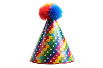 Party Hat Isolated on Transparent Background