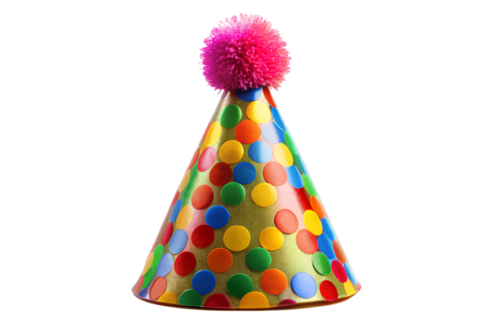 Party Hat Isolated on Transparent Background