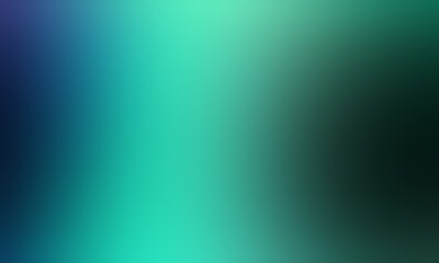 Abstract blurred background image of blue, green colors gradient used as an illustration. Designing posters or advertisements.