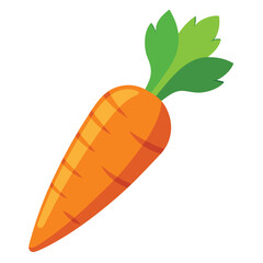 illustration of a carrot , Carrot cartoon vector, carrot icon, vegetable