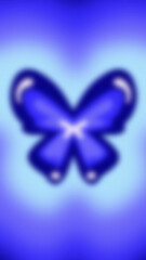 Rectangle dégradé flou à partir d'un papillon