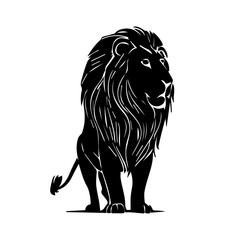 animal typography vector illustration in black