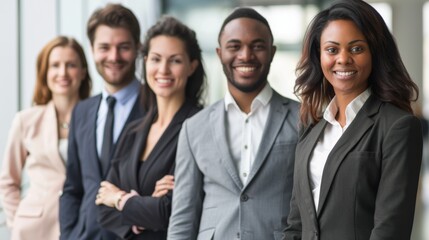 Business team success blurred background illustration generated by ai