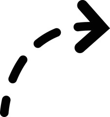 Rounded Filled Arrow Icon