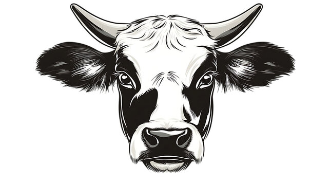 recommend clip art: Cow cartoon vector illustration on transparent background