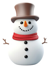 PNG Snowman cartoon winter white.