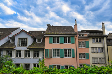 Old houses in Zurich Switzerland