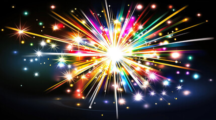 Naklejka premium Abstract colorful background