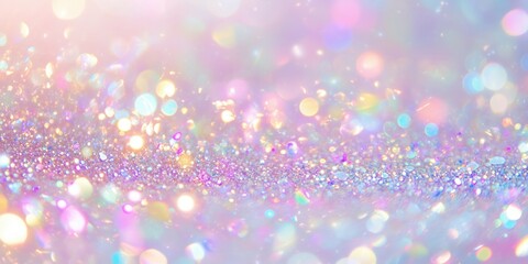 Rainbow glitter birthday backdrop mermaid unicorn pony party celebration background. Classic...