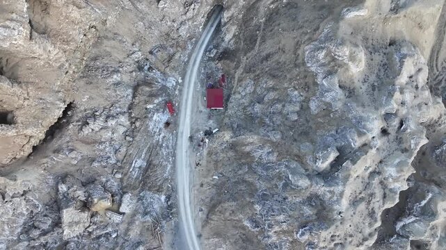 Tuzluca Salt Cave  Drone Video, Iğdır Turkiye (Turkey) 