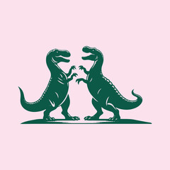 Daunosaur Vector for Print Baby Dino  Playing