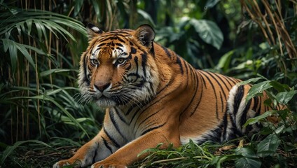 Obraz premium tiger in the jungle