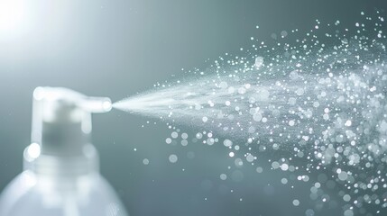 Spray bottle with mist