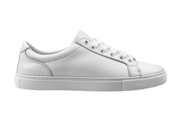 A classic tennis shoe with a timeless charm, isolated on a white background.